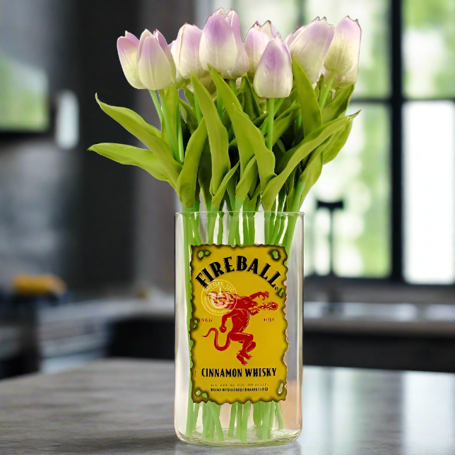 Fireball Cinnamon Whisky Bottle Vase