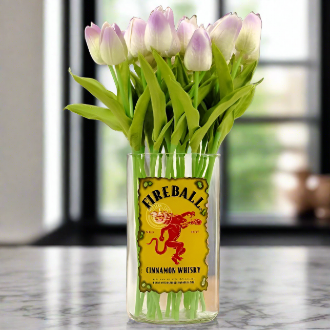 Fireball Cinnamon Whisky Bottle Vase