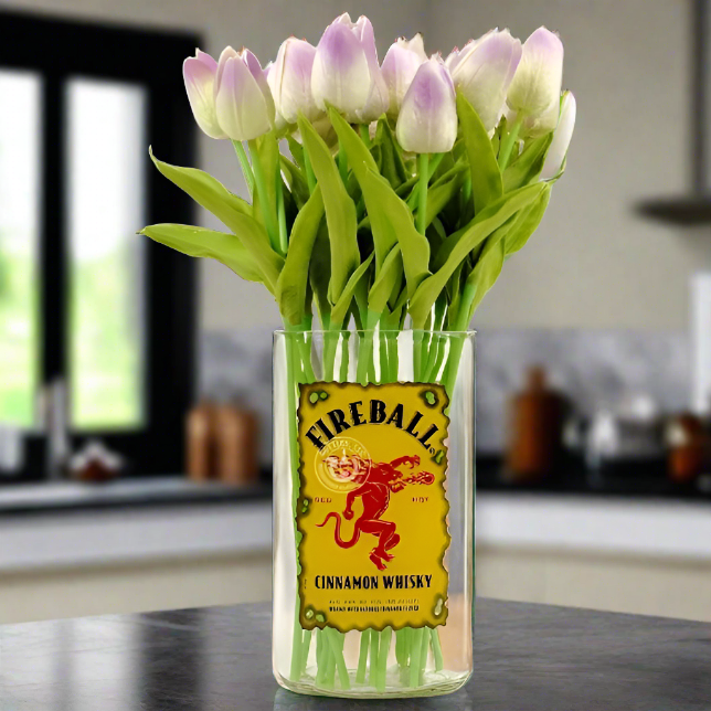 Fireball Cinnamon Whisky Bottle Vase