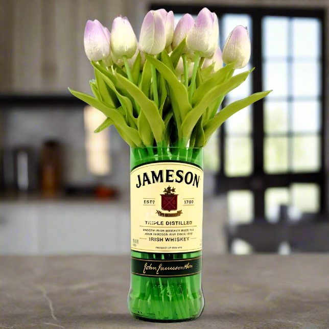 Jameson Irish Whiskey Bottle Vase