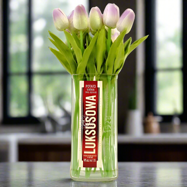 Luksusowa Vodka Bottle Vase