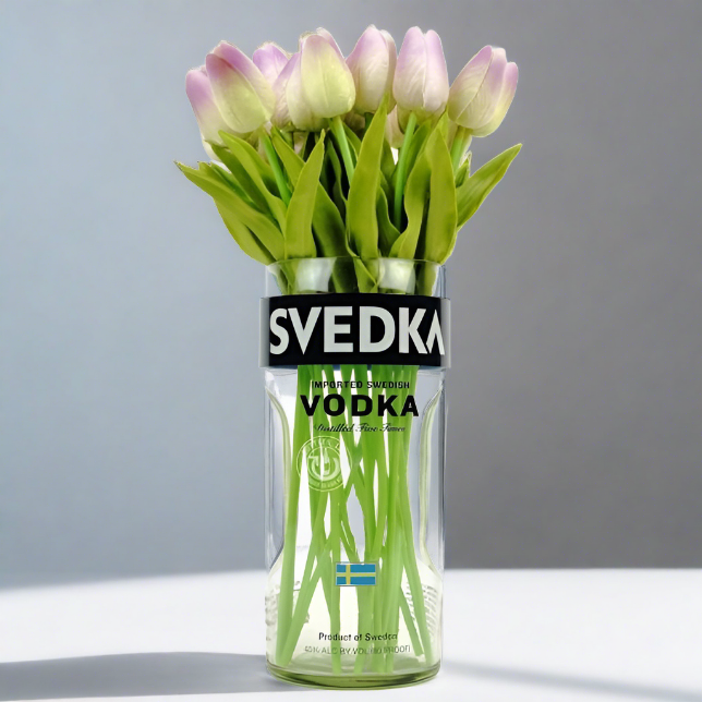 Svedka Vodka Bottle Vase