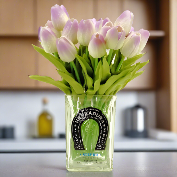 Herradura Tequila Bottle Vase
