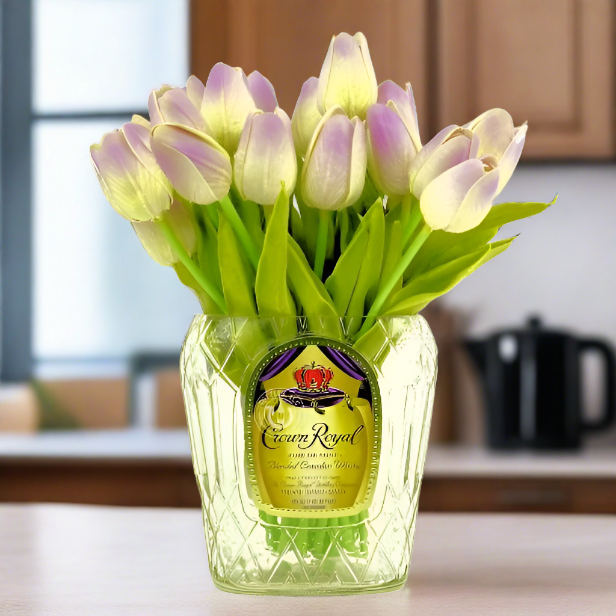 Crown Royal Whisky Bottle Vase