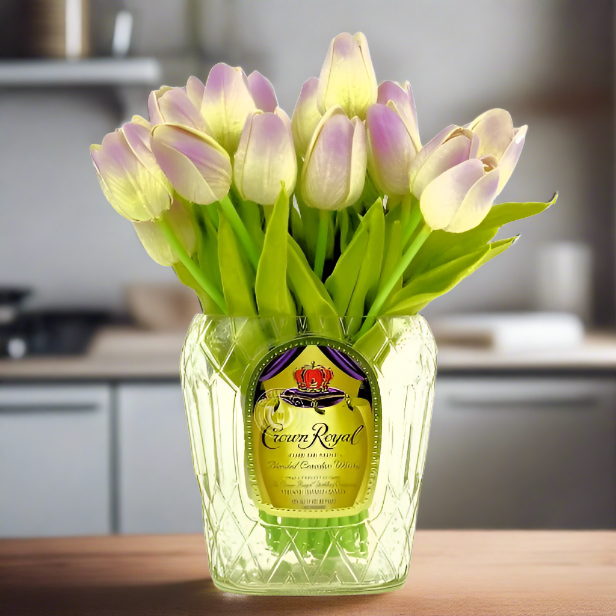Crown Royal Whisky Bottle Vase