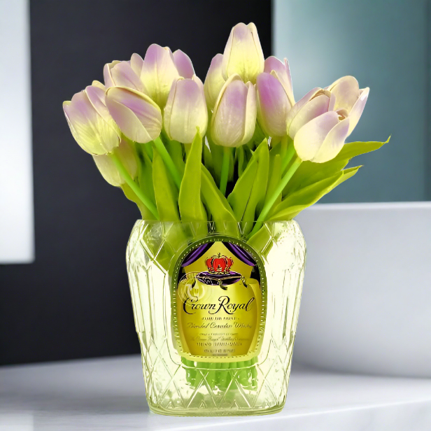 Crown Royal Whisky Bottle Vase