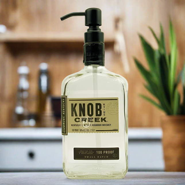 Knob Creek Whiskey Bottle Soap Dispenser