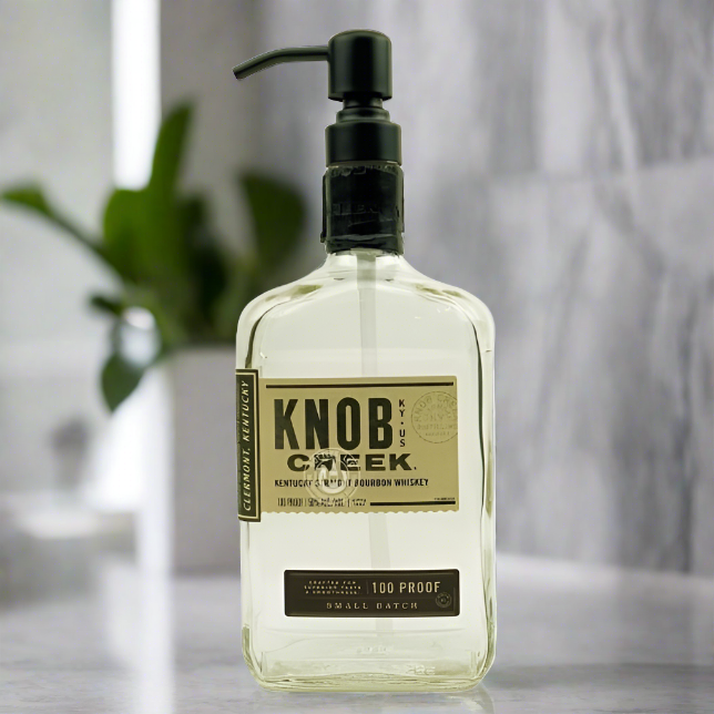 Knob Creek Whiskey Bottle Soap Dispenser