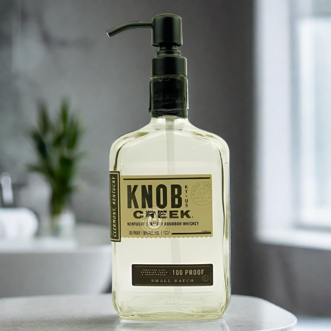 Knob Creek Whiskey Bottle Soap Dispenser