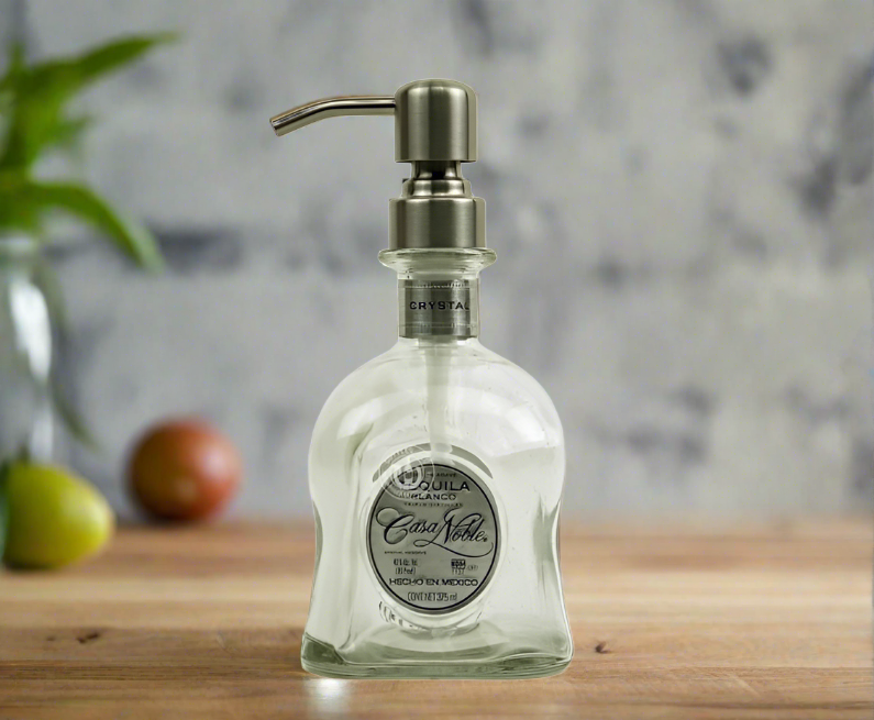 Casa Noble Tequila 375ml Bottle Soap Dispenser