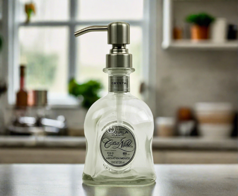 Casa Noble Tequila 375ml Bottle Soap Dispenser