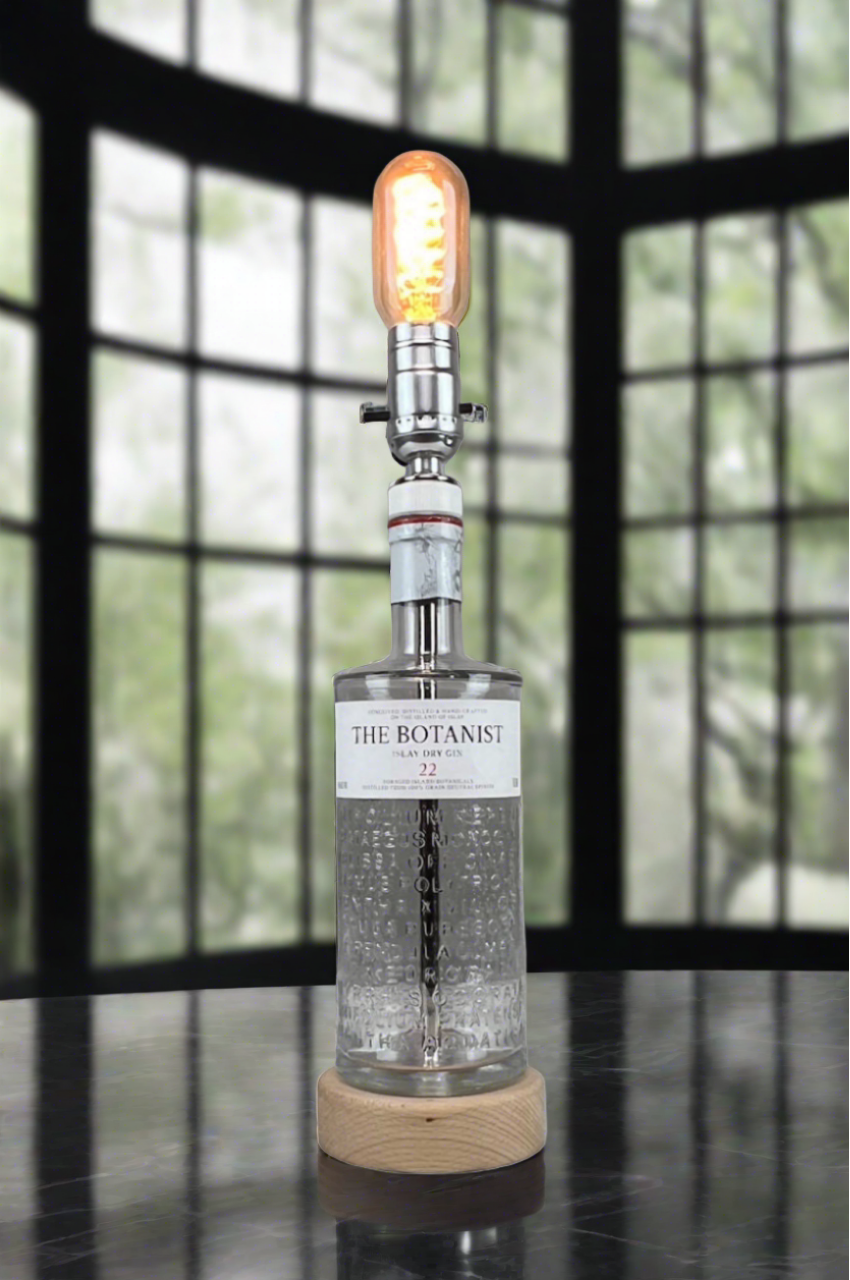The Botanist Gin Bottle Lamp