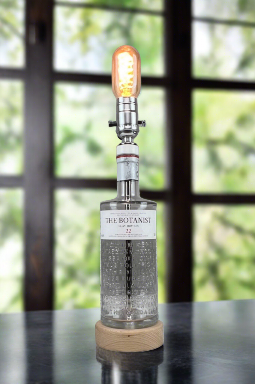 The Botanist Gin Bottle Lamp