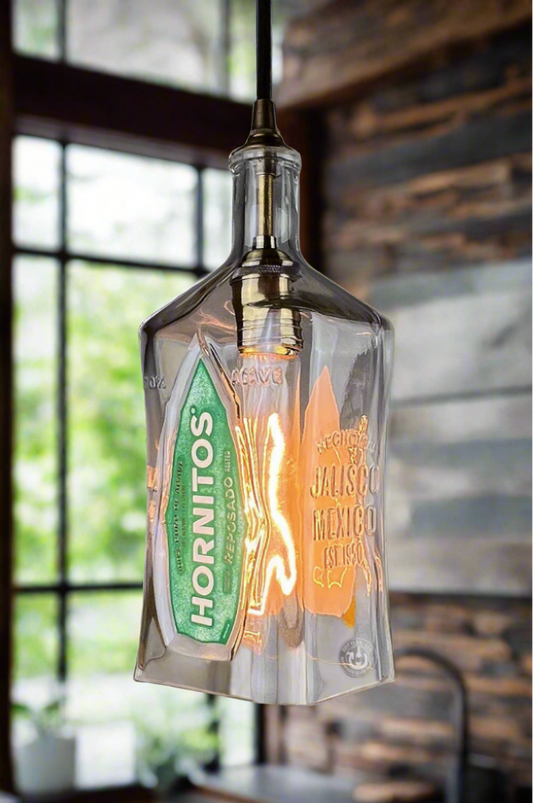 Hornitos Tequila Bottle Pendant Light