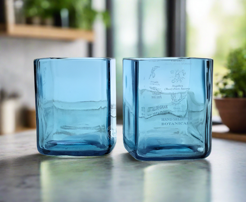 Bombay Sapphire Gin Bottle 14oz Glass Set