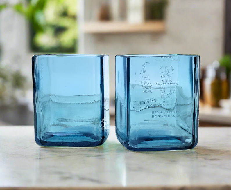 Bombay Sapphire Gin Bottle 14oz Glass Set