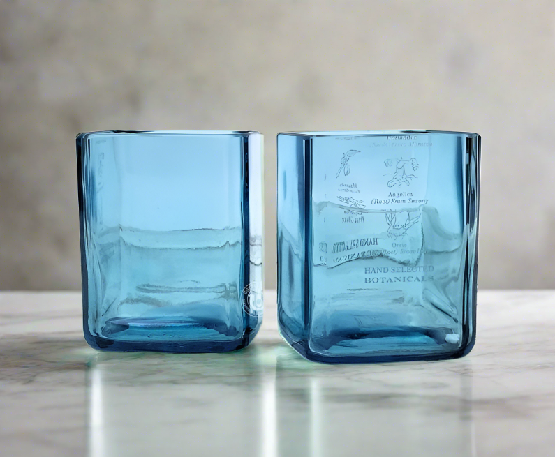 Bombay Sapphire Gin Bottle 14oz Glass Set