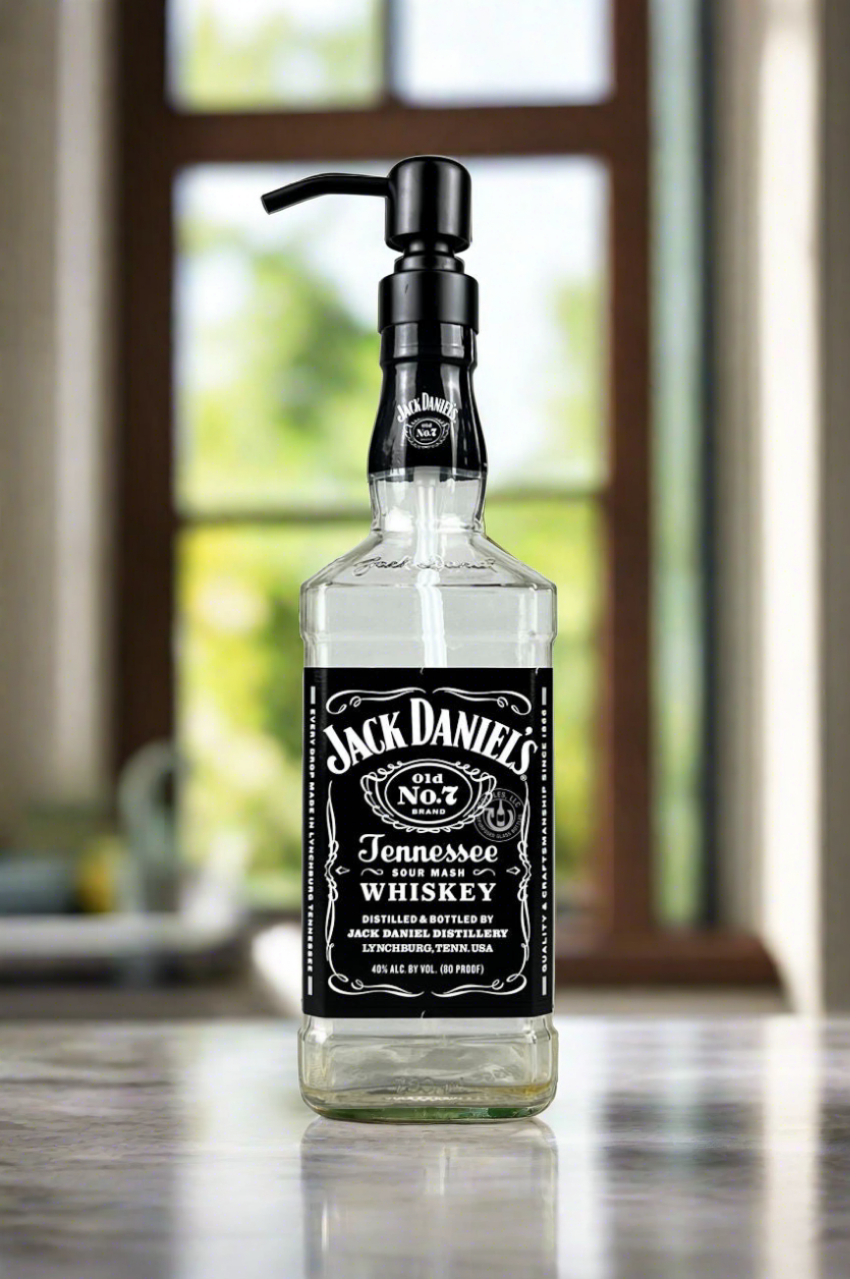 Jack Daniel's Whiskey Bottle Soap Dispenser