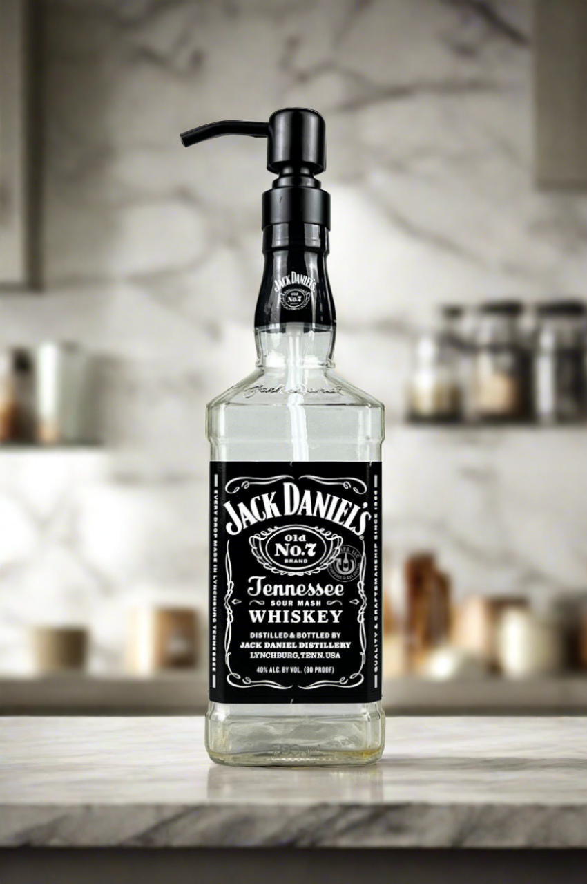 Jack Daniel's Whiskey Bottle Soap Dispenser