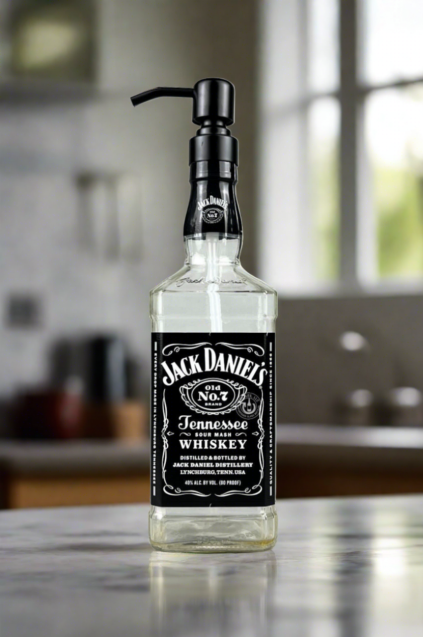 Jack Daniel's Whiskey Bottle Soap Dispenser