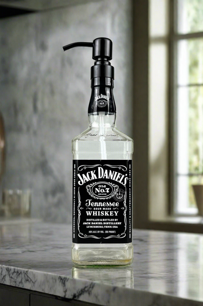 Jack Daniel's Whiskey Bottle Soap Dispenser