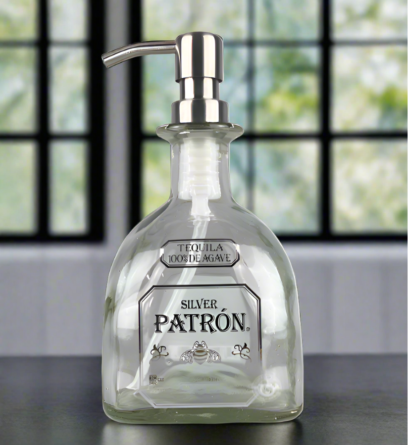 Patron Tequila Bottle Soap Dispenser