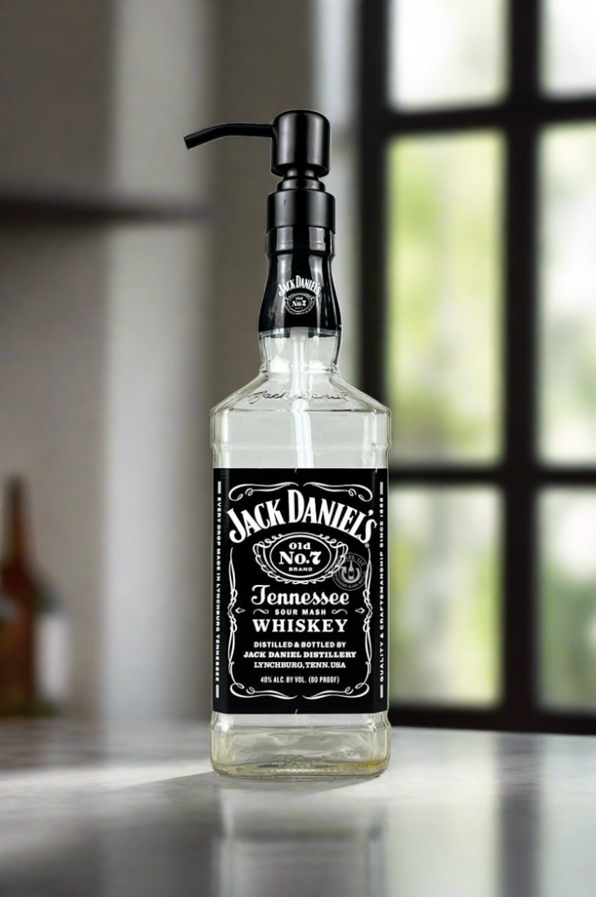 Jack Daniel's Whiskey Bottle Soap Dispenser