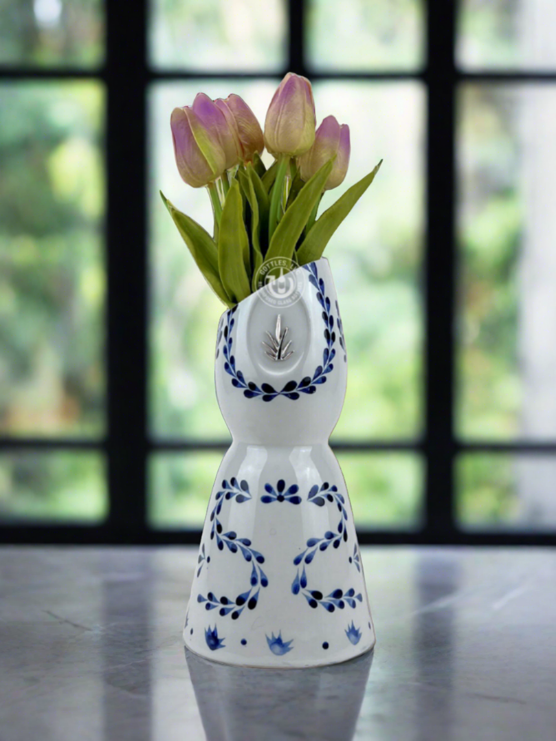 Clase Azul Tequila Bottle Vase - Slanted