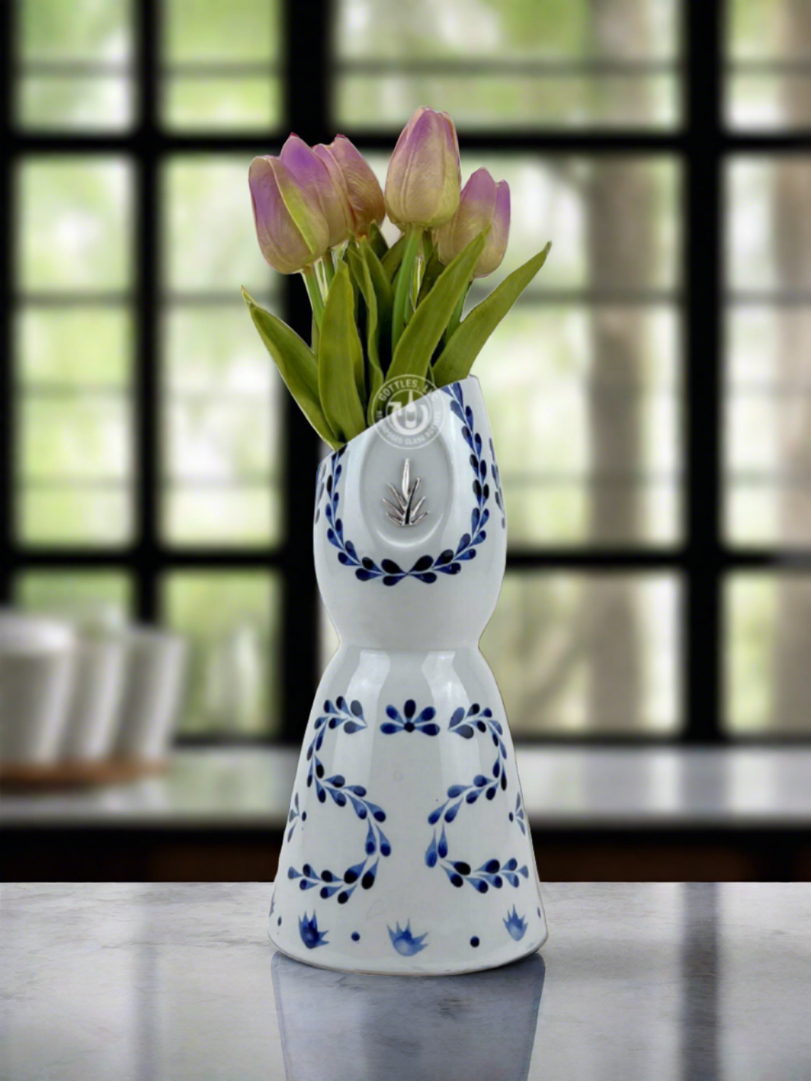 Clase Azul Tequila Bottle Vase - Slanted