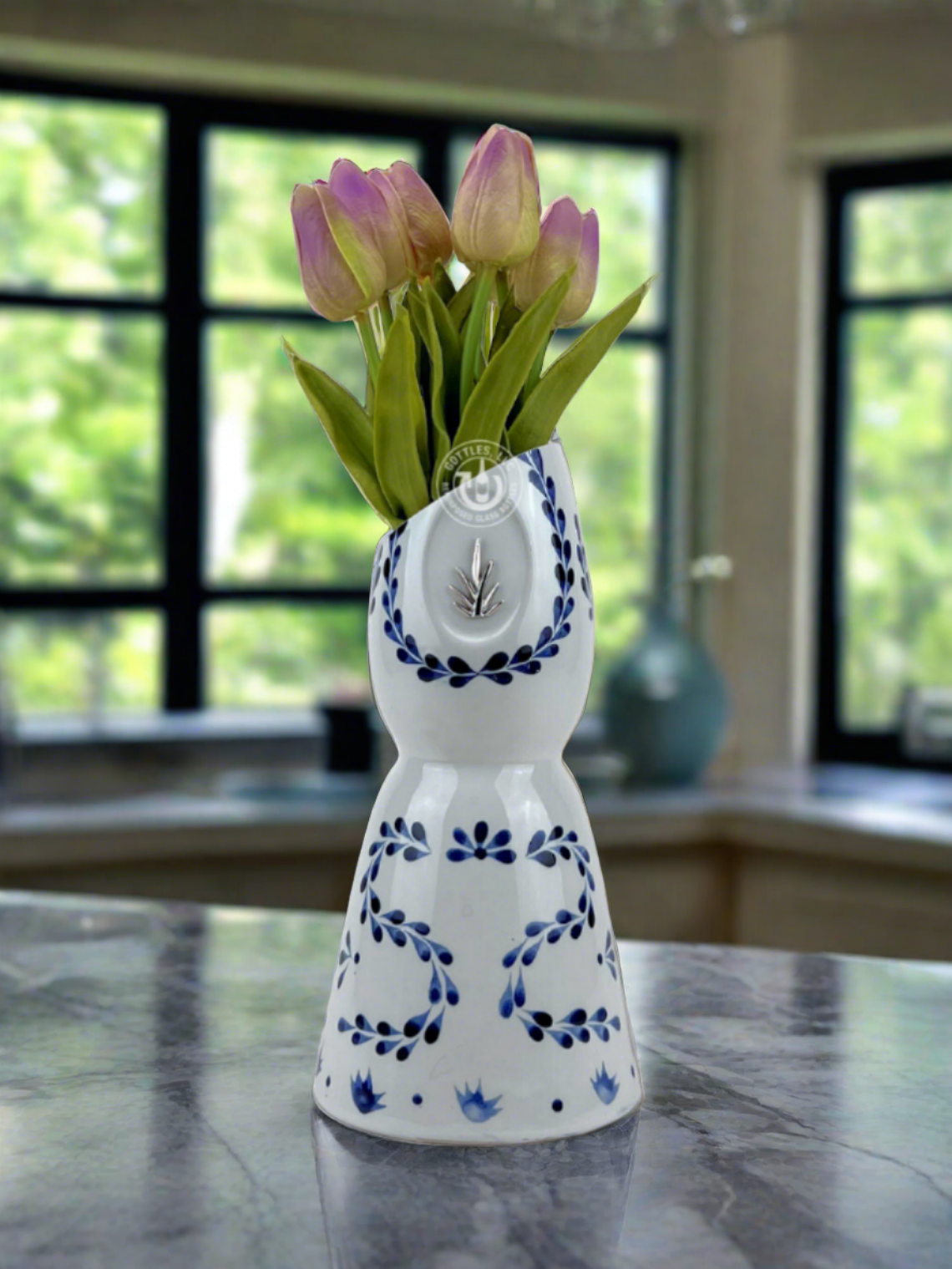Clase Azul Tequila Bottle Vase - Slanted