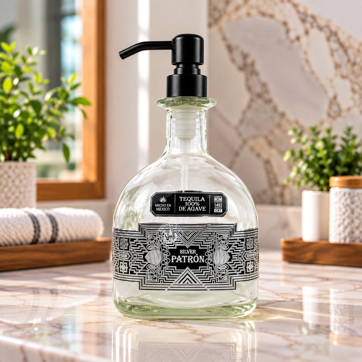 Patron Tequila 2016 Limited Edition Bottle Soap Dispenser
