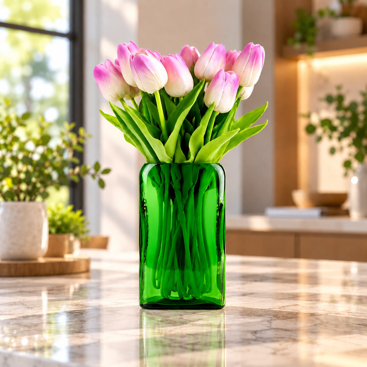 Jagermeister Liqueur Bottle Vase