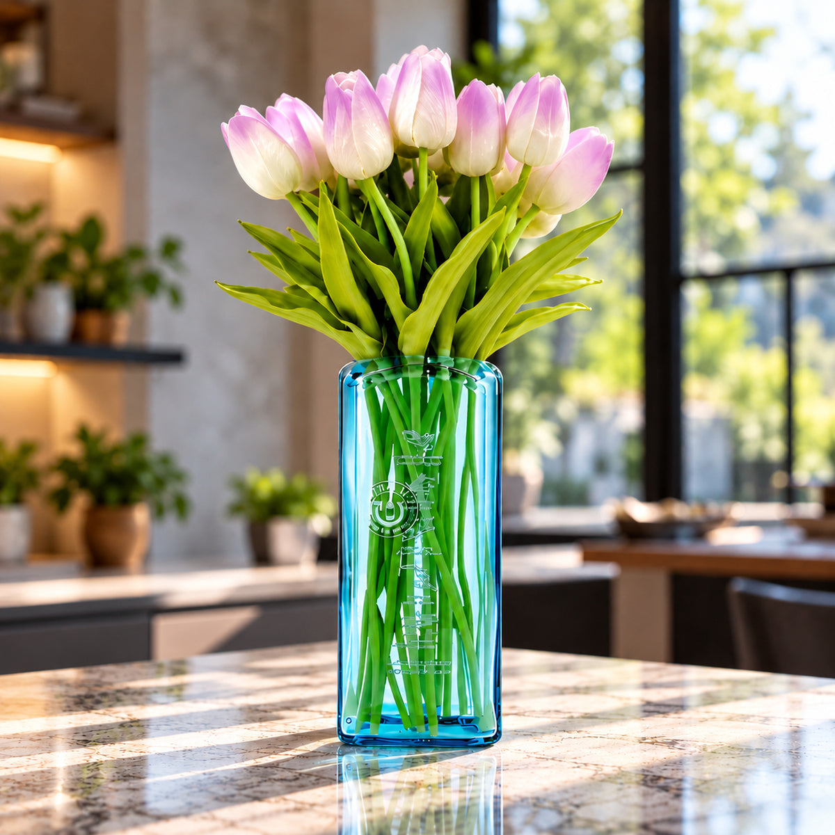 Bombay Sapphire Gin Bottle Vase