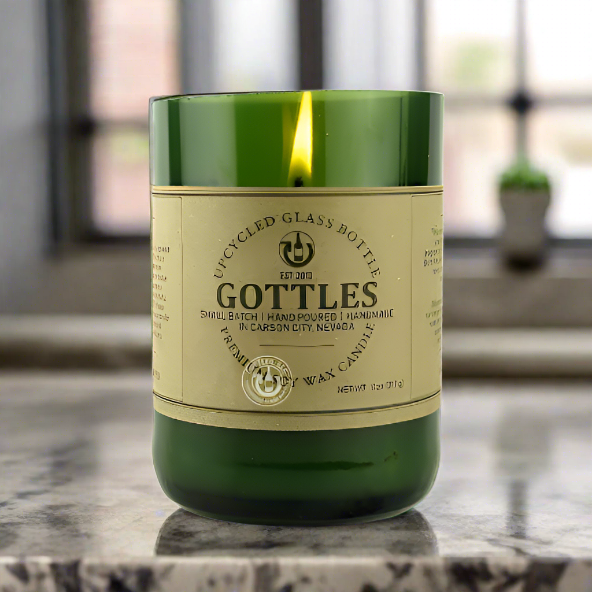 Champagne Bottle Scented Candle