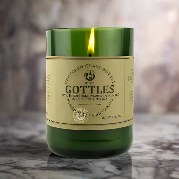 Champagne Bottle Scented Candle