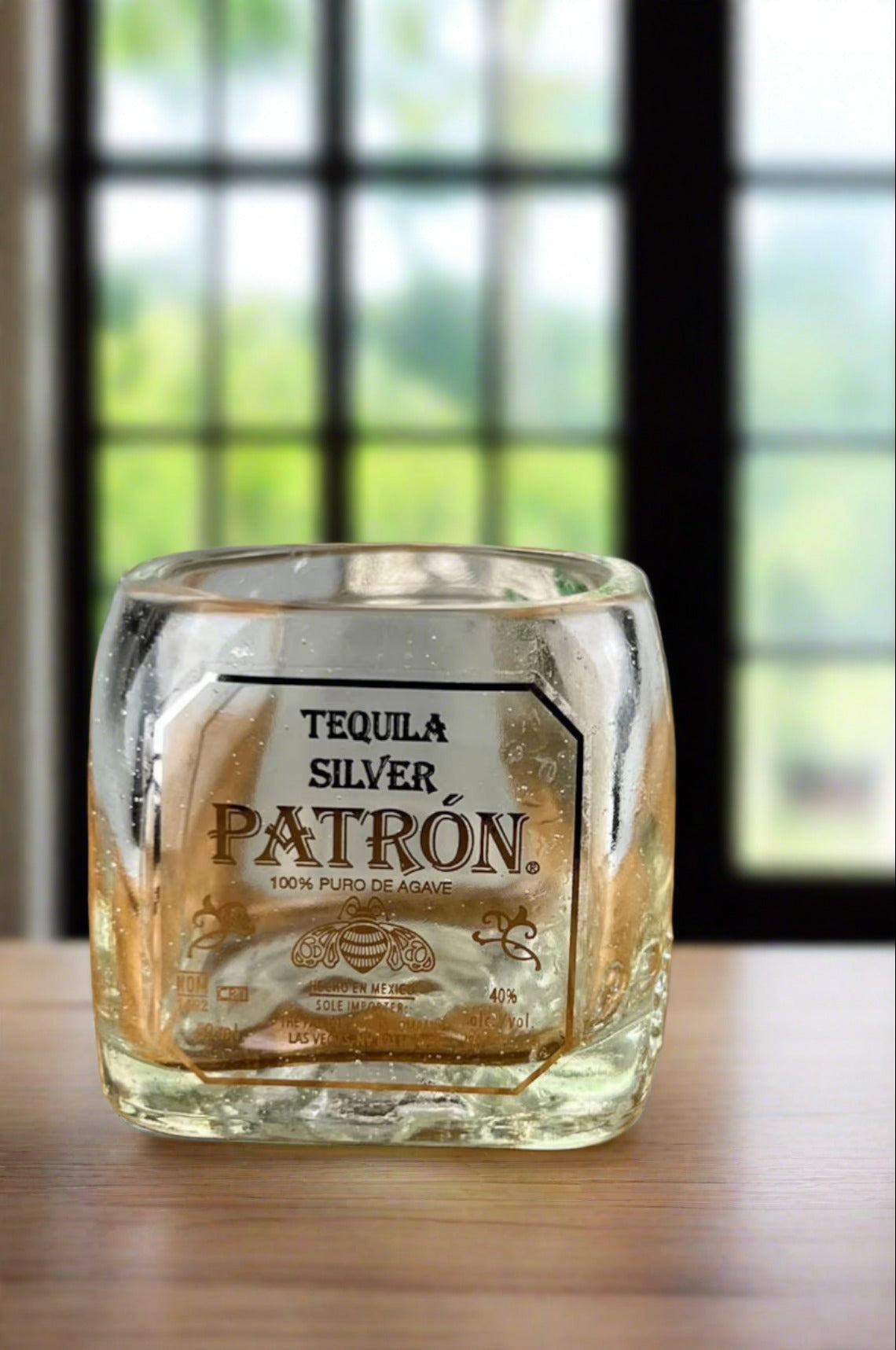 Patron Tequila Bottle Shot Glass