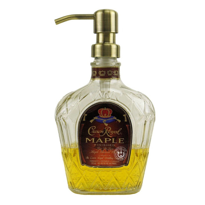 Crown Royal Whisky 375ml Bottle Soap Dispenser