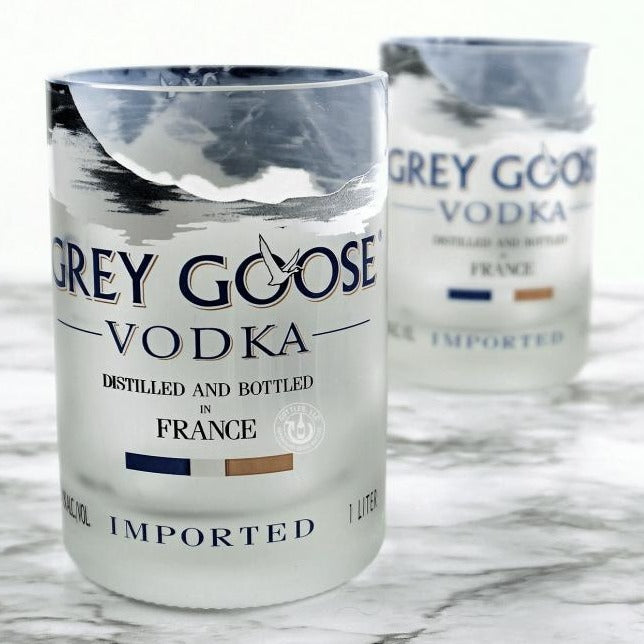 Grey Goose Vodka Bottle 12oz Glass Set