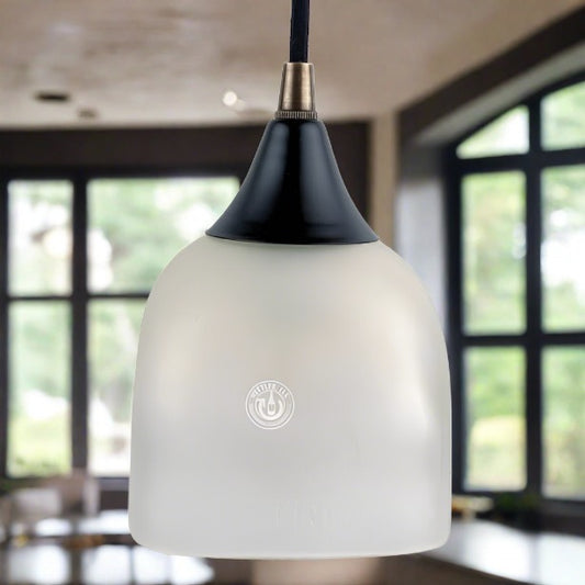 Patron Tequila Bottle Pendant Light - Frosted Top Cut