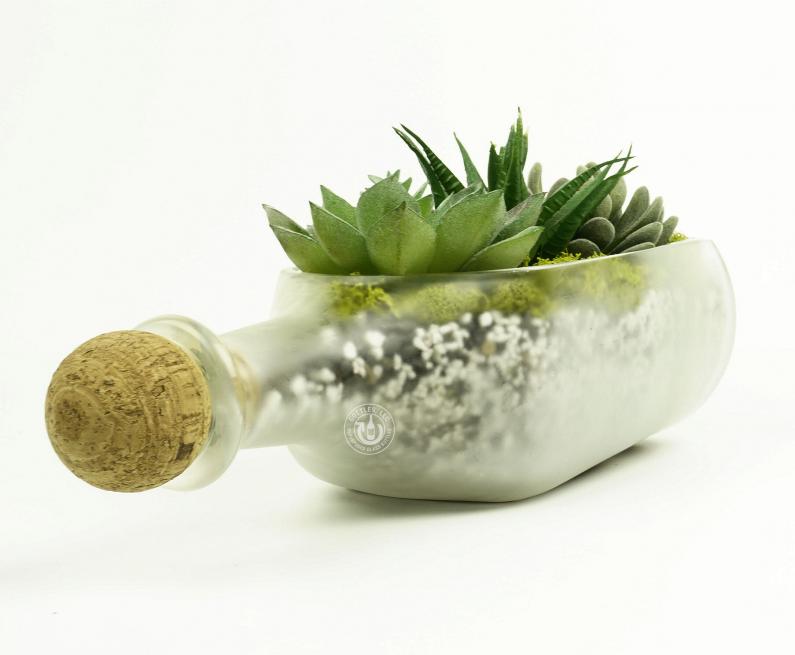 Patron Citronge Liqueur Bottle Planter
