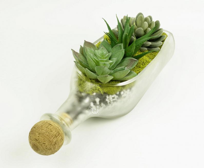 Patron Citronge Liqueur Bottle Planter