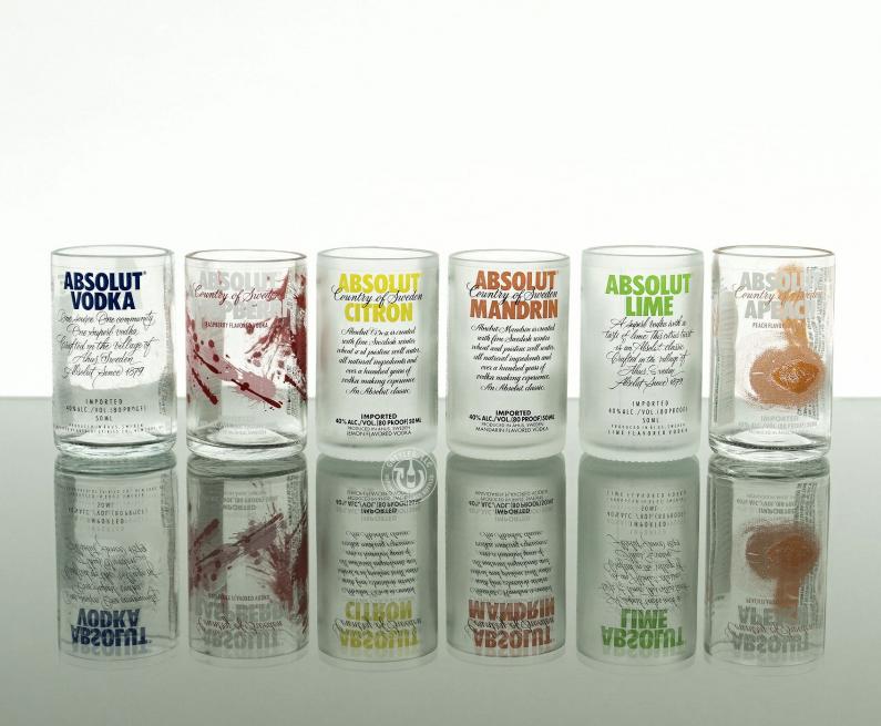 Absolut Vodka Bottle Shot Glass