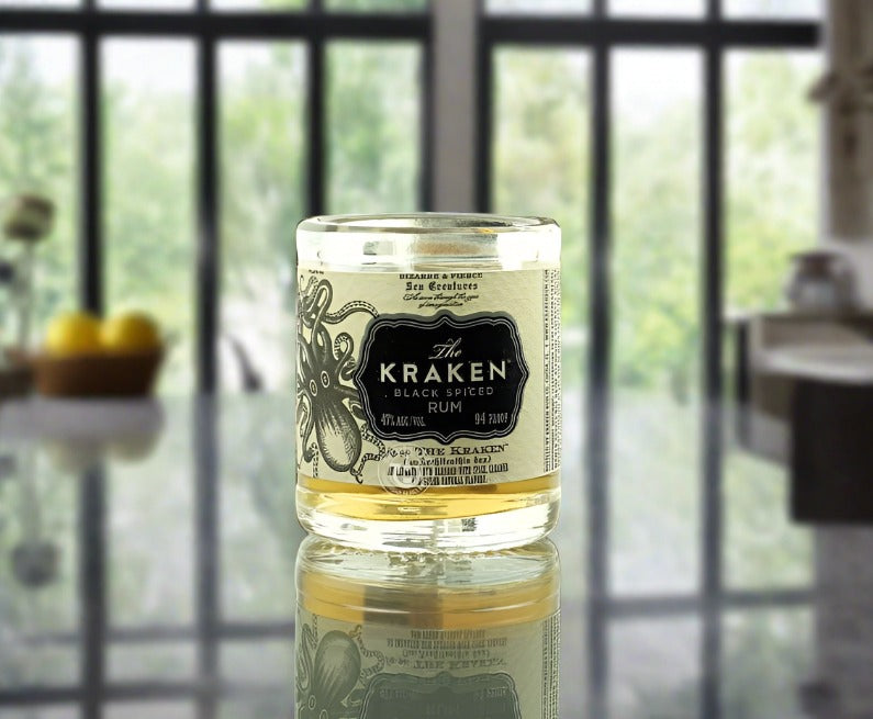 The Kraken Rum Bottle Shot Glass