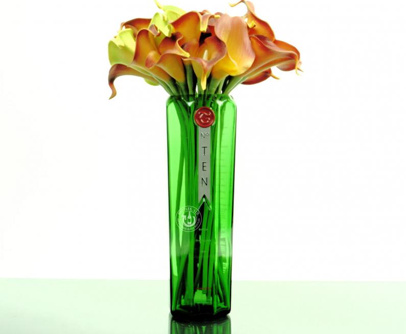 Tanqueray No. Ten Gin Bottle Vase
