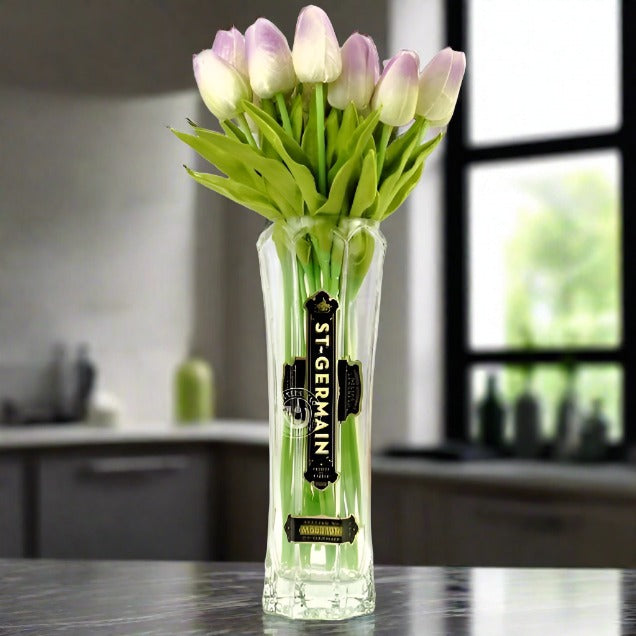 St. Germain Liqueur Bottle Vase