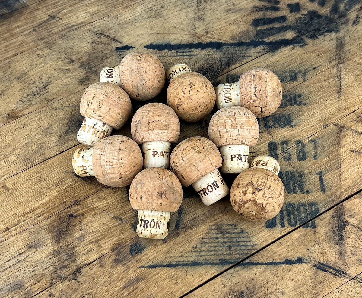 Patron Tequila 750ml Bottle Used Corks