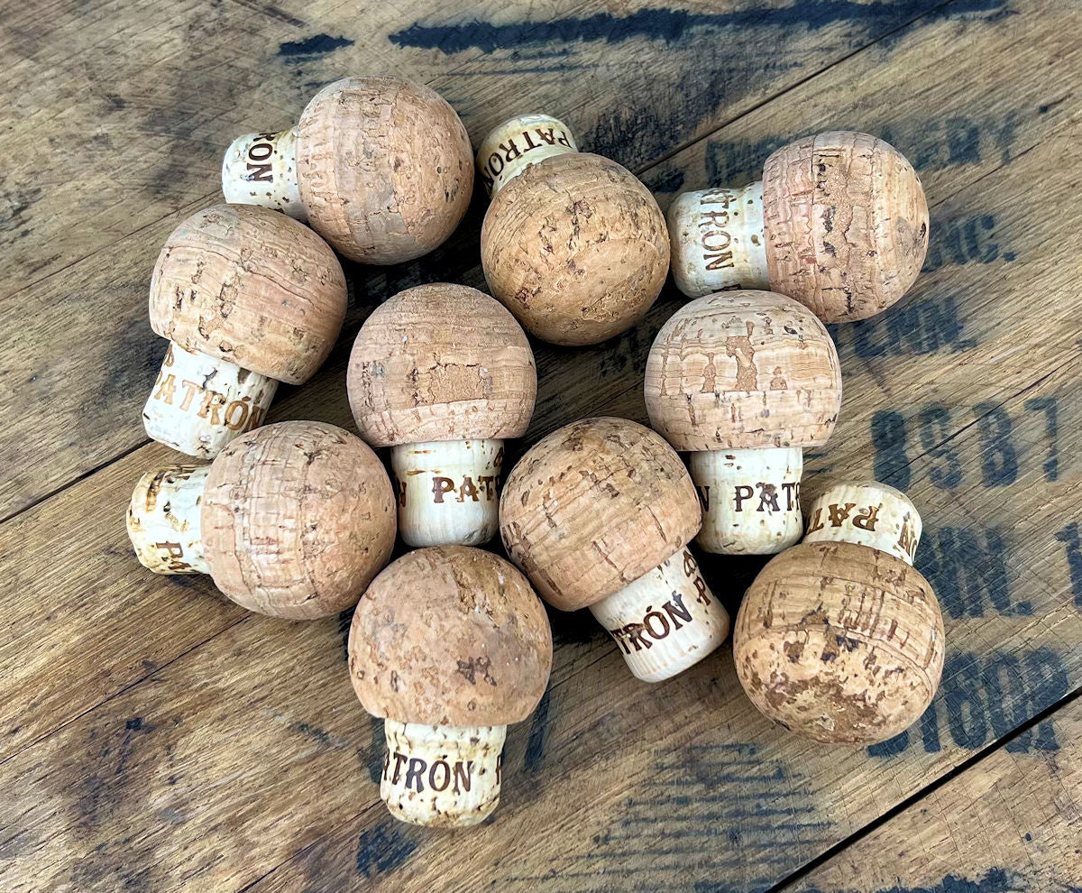 Patron Tequila 750ml Bottle Used Corks