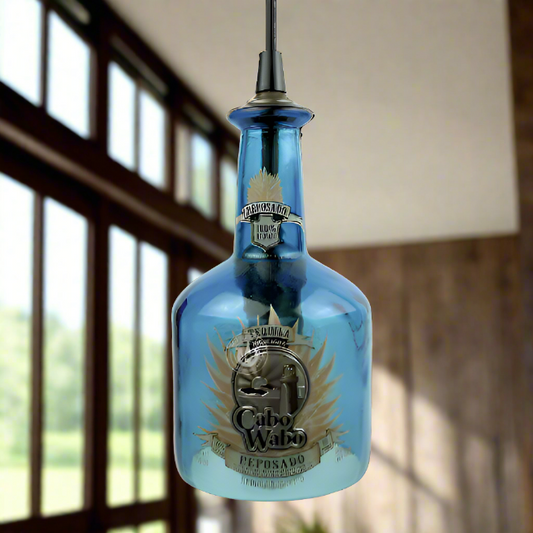 Cabo Wabo Tequila Bottle Pendant Light - Reposado