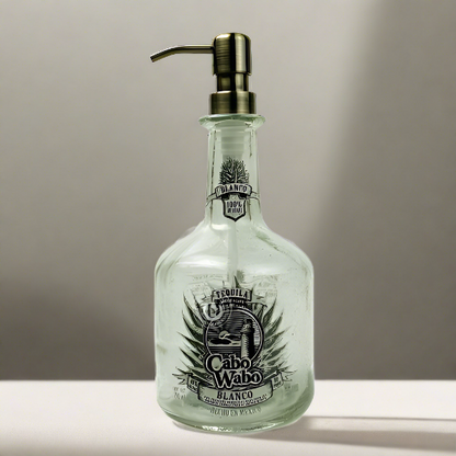 Cabo Wabo Tequila Bottle Soap Dispenser - Blanco