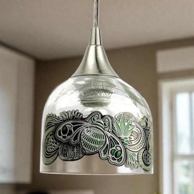 Patron Tequila 2017 Limited Edition Bottle Pendant Light